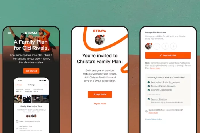 Strava Celebrates 15 Years with New Family Plan