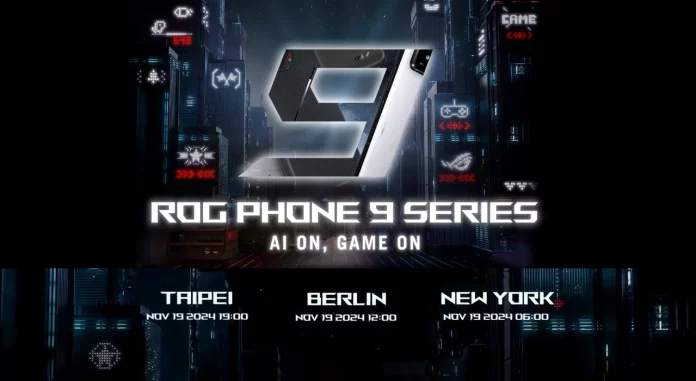 ASUS Confirms ROG Phone 9 Launch Date: November 19 with New AI-Powered Gaming Features