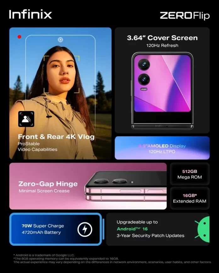 Infinix Zero Flip Officially Debuts: Here Are the Specs